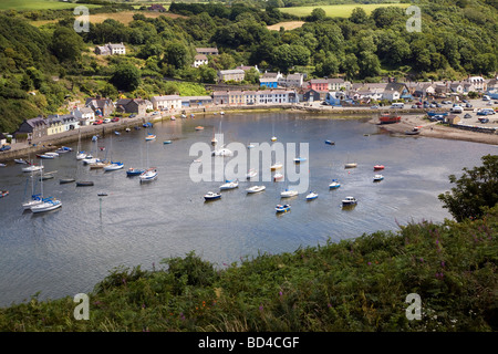 Fishguard harbour Pembrokeshire Wales Foto Stock