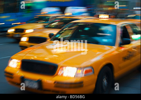 Una scena di strada di New York Foto Stock