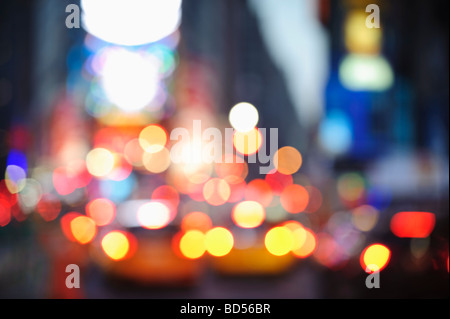 Una scena di strada di New York Foto Stock