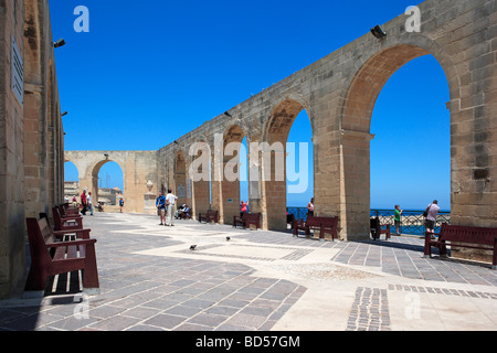 Upper Barrakka Gardens, Valletta, Malta Foto Stock