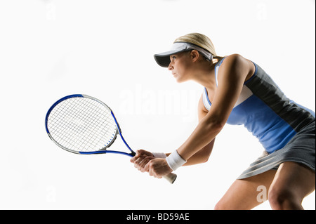 Giocatore di tennis Foto Stock