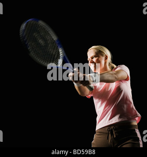 Giocatore di tennis Foto Stock