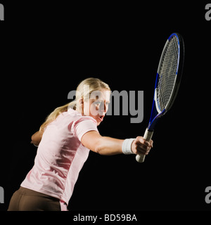 Giocatore di tennis Foto Stock