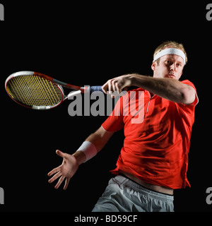 Giocatore di tennis Foto Stock