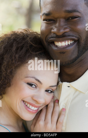 Un giovane all'aperto Foto Stock