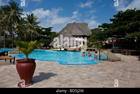 Karafuu Hotel Beach Resort, Pingwe, Zanzibar, Tanzania Africa Foto Stock