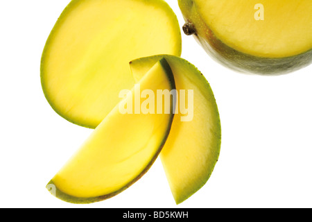 Fette di mango Foto Stock