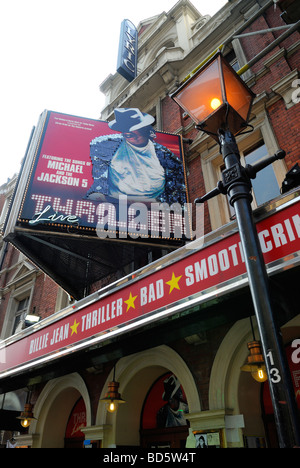 Thriller Live Show a Londra il Westend, con le canzoni di Michael Jackson, Lyric Theatre, Londra, Gran Bretagna - Luglio 2009 Foto Stock