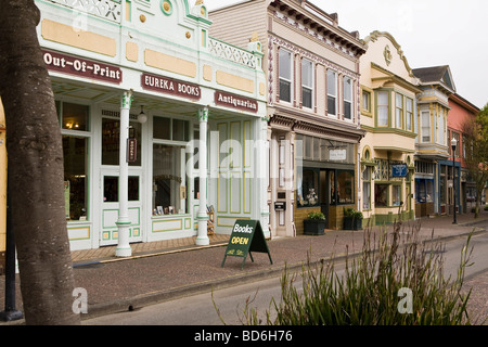 Eureka libri indipendenti antiquario book store Humboldt County in California Foto Stock