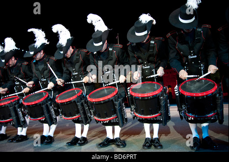 Edinburgh Tattoo militare 2009 mostrano, Scotland, Regno Unito Foto Stock