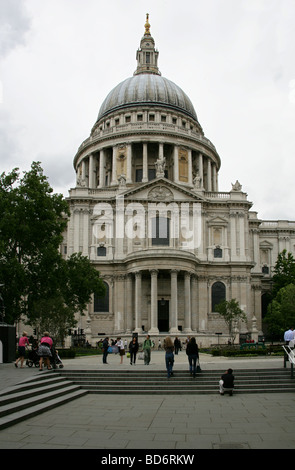 La Cattedrale di St Paul. Vista da Pietro Hill, London REGNO UNITO Foto Stock