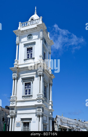 Libia Tripoli la Torre dell Orologio nella vecchia Medina Foto Stock