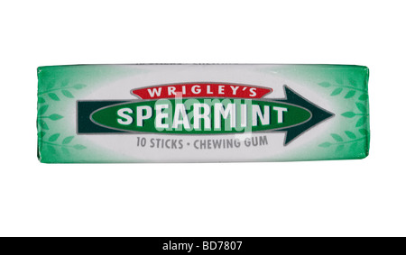 Wrigley menta romana della Gomma da Masticare Shot in Studio Foto Stock