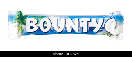 Bounty Chocolate Bar girato in studio Foto Stock