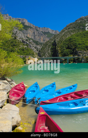 Lac de Ste Croix St Croix Lago Provence Gorges du Verdon Provence Alpes Cote d Azur Europa Foto Stock
