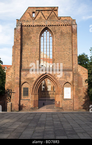 Franziskaner Klosterkirche (Convento Francescano Chiesa) rovina, Berlino, Germania Foto Stock