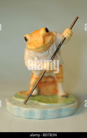 Il sig. Jeremy Fisher - Beatrix Potter - Royal Doulton Peter Coniglio di figurine di raccolta Foto Stock