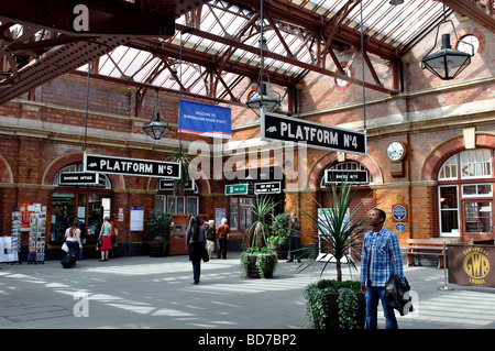 Moor Street stazione ferroviaria, Birmingham, Inghilterra, Regno Unito Foto Stock