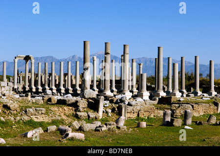 Colonne in rovina Foto Stock