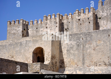 Il castello di Tarifa Tarifa, la provincia di Cadiz Cadice, Andalusia, Spagna Foto Stock