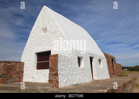 Le Don Hilton Guard House St. Ouen's Bay Jersey Isole del Canale Foto Stock