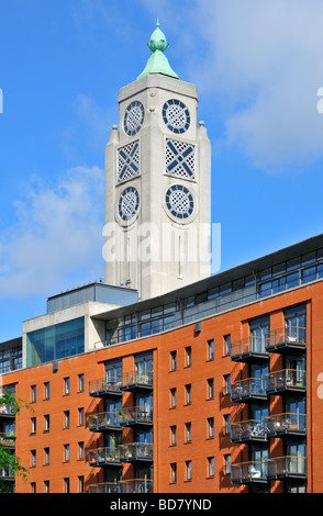 Oxo Tower Wharf, Barge Casa St, South Bank di Londra SE1, Regno Unito Foto Stock