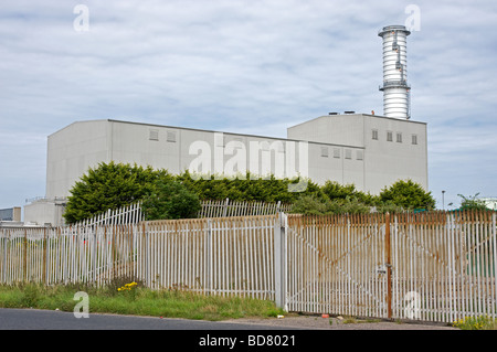 Centrale elettrica a gas, Great Yarmouth, Norfolk, Regno Unito. Foto Stock