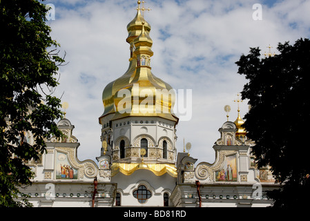 Vista del Kyiv - Pechersk Lavra a Kiev Ucraina Foto Stock