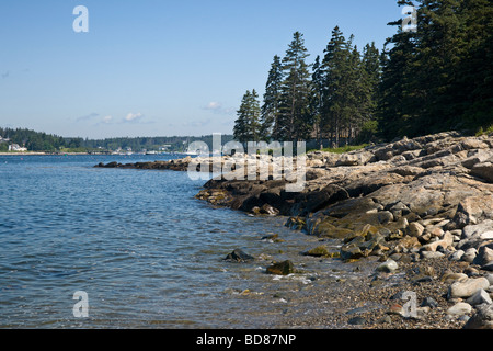 Punto di Marshall Maine USA Foto Stock