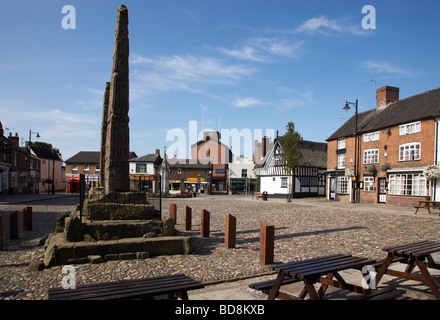 Croci sassone in Sandbach Regno Unito Foto Stock