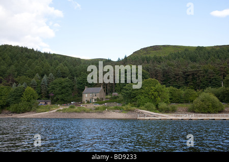 Pesca Ladybower office , il Peak District , Derbyshire, Inghilterra. Foto Stock