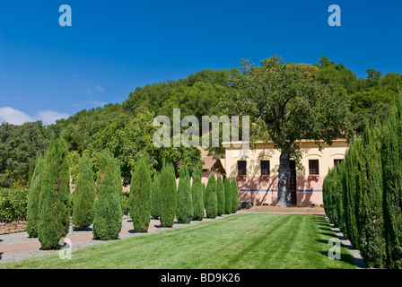 Clos Pegase Winery, Calistoga, Napa Valley, California, Michael Graves, architetto. Foto Stock