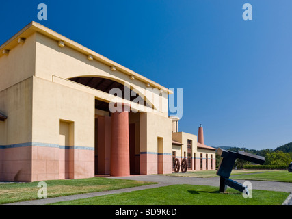 Clos Pegase Winery, Calistoga, Napa Valley, California, Michael Graves, architetto. Foto Stock