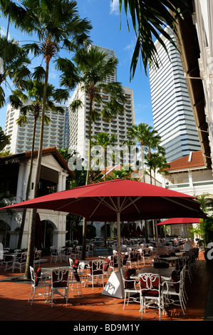 Il Raffles Hotel Courtyard, Singapore peccato Foto Stock