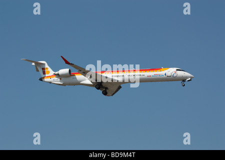 Bombardier CRJ900 operati da Air Nostrum per conto di Iberia regionali Foto Stock