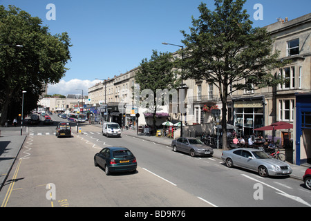 Whiteladies Road, Clifton Down, Bristol Foto Stock