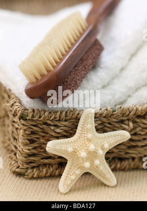 Spiaggia bagno ancora vita Foto Stock