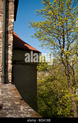 Lato della torre Daliborka, il Castello di Praga Foto Stock
