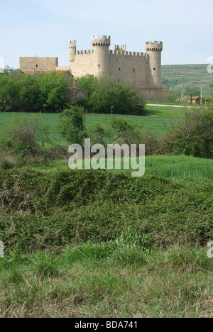 Olmillos de Sasamon Castillo 02 Foto Stock