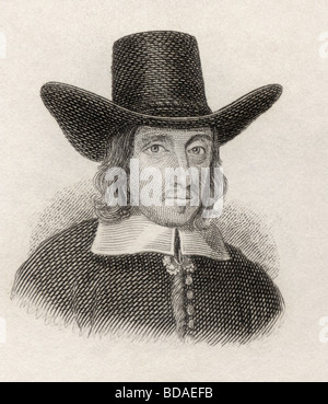 Sir William Dugdale 1605 a 1686. Antiquario inglese. Foto Stock