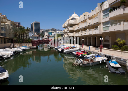 Marina a Benalmadena. Costa del Sol. Andalusia. Spagna. Europa Foto Stock