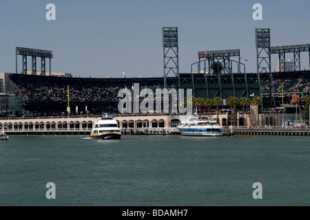 San Francisco Giants gioco di AT&T Park. Foto Stock