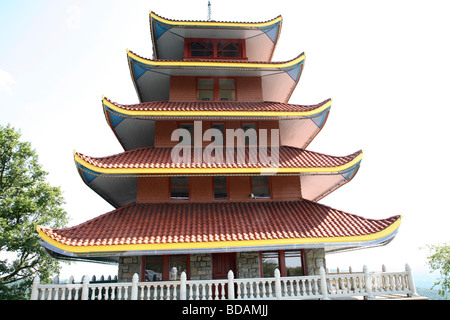 La Pagoda di lettura dal lato est. Foto Stock