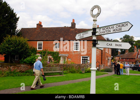 Xix secolo scrittrice Jane Austen's home dal 1809 fino al 1817, dove vive con la madre e la sorella Cassandra, Chawton, Hants Foto Stock