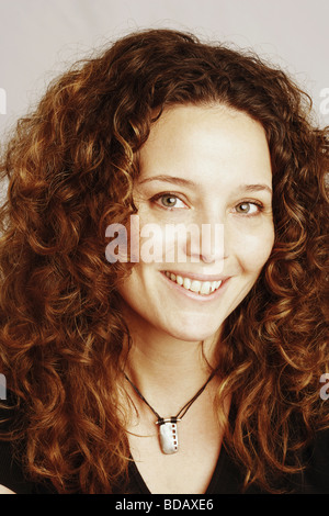 Ritratto di una donna matura sorridente Foto Stock