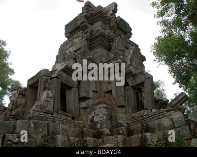 Ek Phnom Angkorian era tempio. Battambang. Cambogia occidentale. Foto Stock