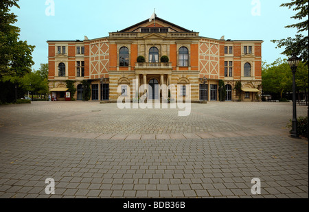 Bayreuth Festspielhaus Richard Wagner Teatro del Festival di Bayreuth in Baviera Germania Foto Stock