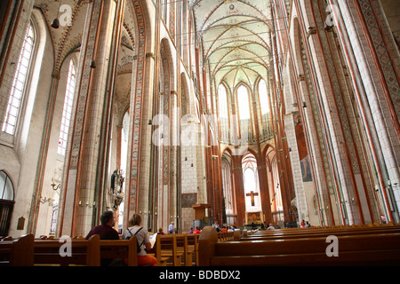 Germania, Lubecca, Lubecca, St. Marien, saint Marien, chiesa Foto Stock