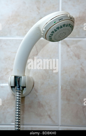 Sporco testa di doccia Foto Stock