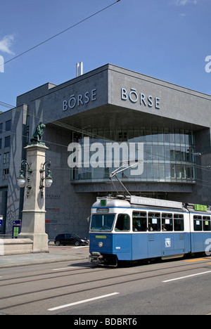 Boerse edificio, Zurigo, Svizzera Foto Stock